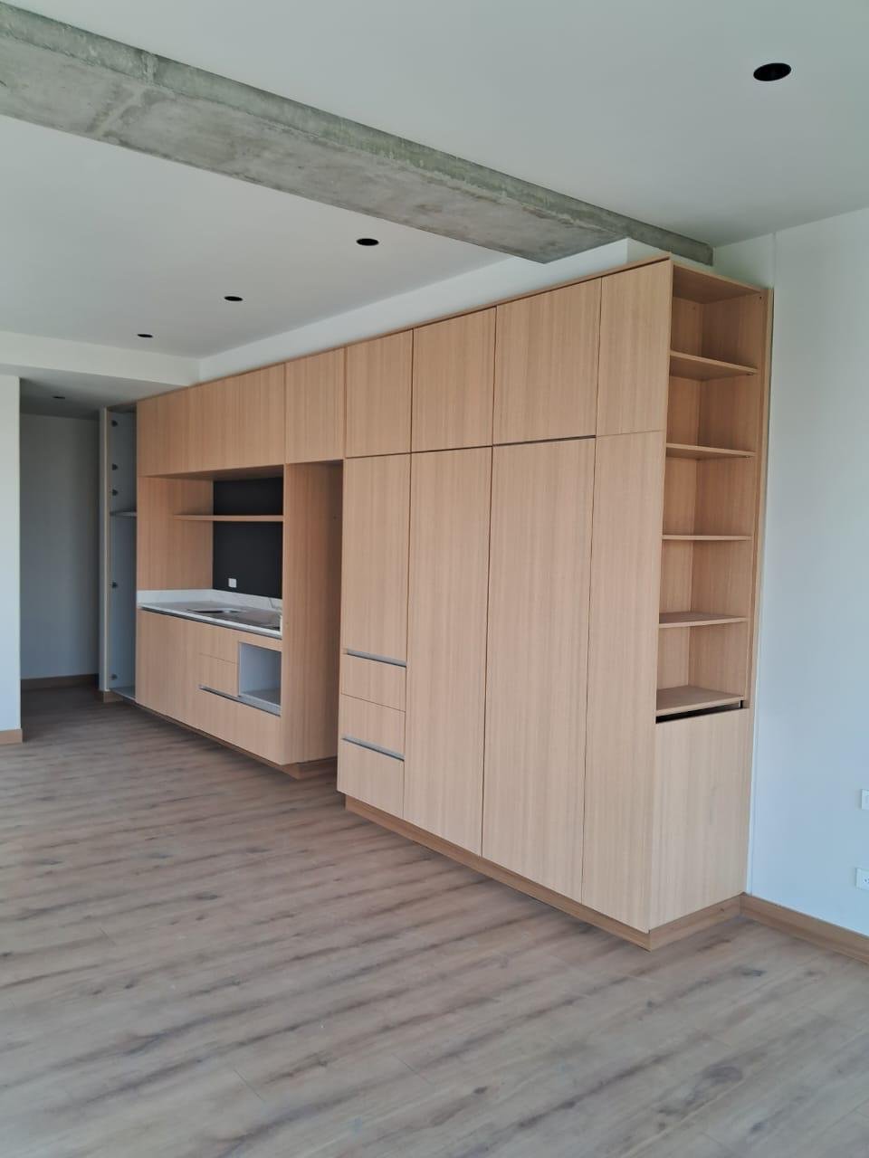 Kitchen remodel with custom shelving — Houston area