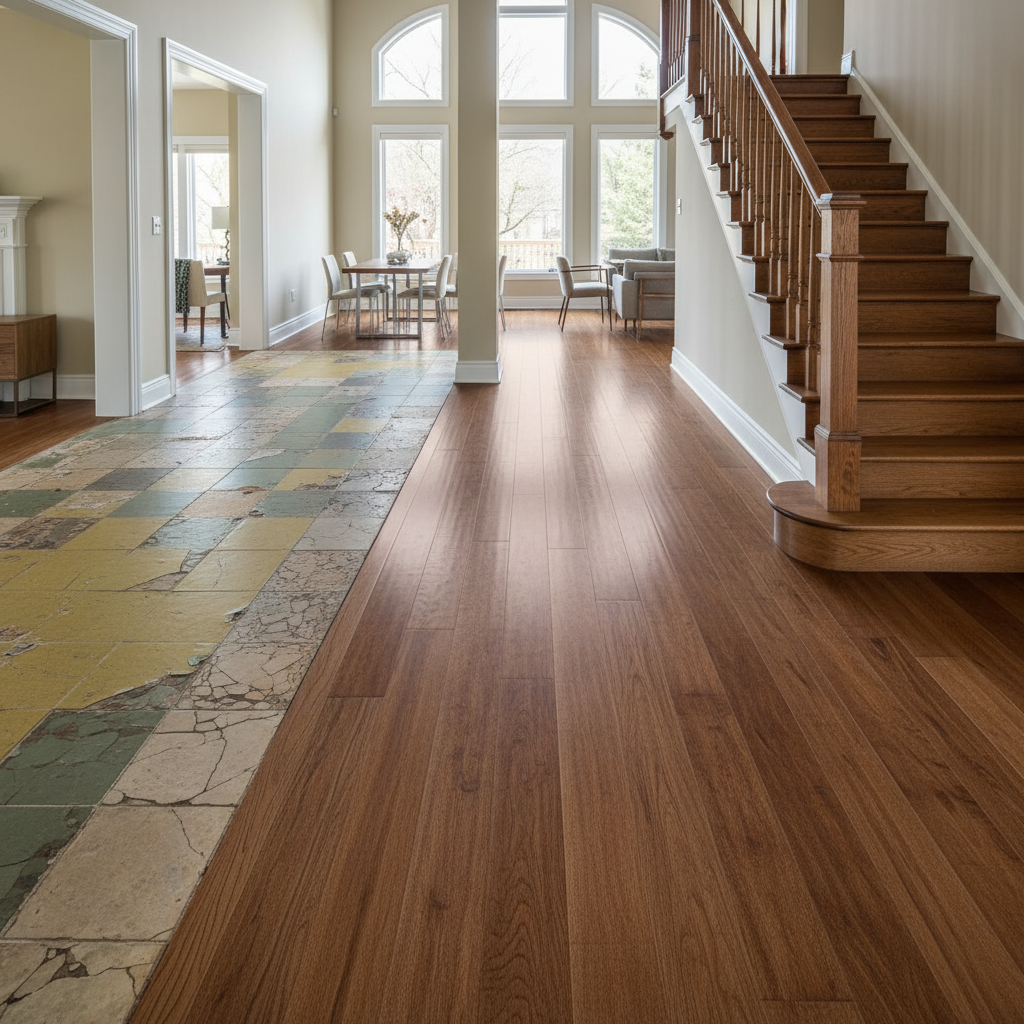 Woodlands Flooring Before